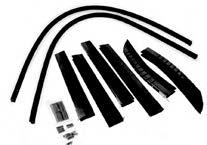 Window and Rubber Parts 117 WINDOW CHANNEL KITS These kits are exact replacements of originals and include everything you need to do two front or rear doors or two rear quarter windows.
