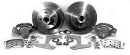 Kits include: GM full size car calipers/pads, 11 inch rotors with Ford or GM bolt pattern, bearings/ adapters, seals, hardware, brackets and instructions EC-701CK 1937-48 Ford P.U., GM 4-3/4" B.C.... $425.