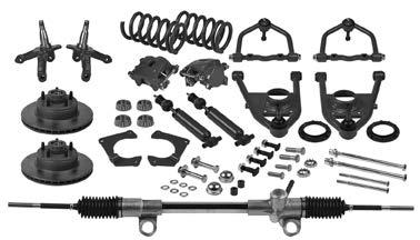 Mustang ll Hot Rod Suspension Parts 59 MUSTANG II SUSPENSION PACKAGES Mustang II suspension packages are available in deluxe and standard versions Deluxe comes with tubular upper and lower A-arms and