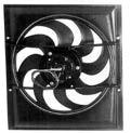 Cooling System Parts 85 1967-69 Chevy COMBINATION ELECTRIC FAN AND SHROUD An air flow package designed for when engine compartment space is limited. Ultra thin design only 2-1/8" thick.