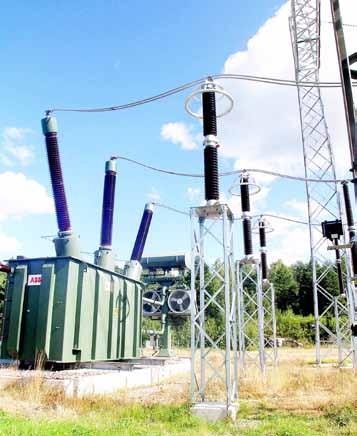 arresters protecting a 420 kv power transformer