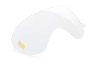 The exchangeable polycarbonate visor has a special surface treatment which guarantees high scratch resistance.