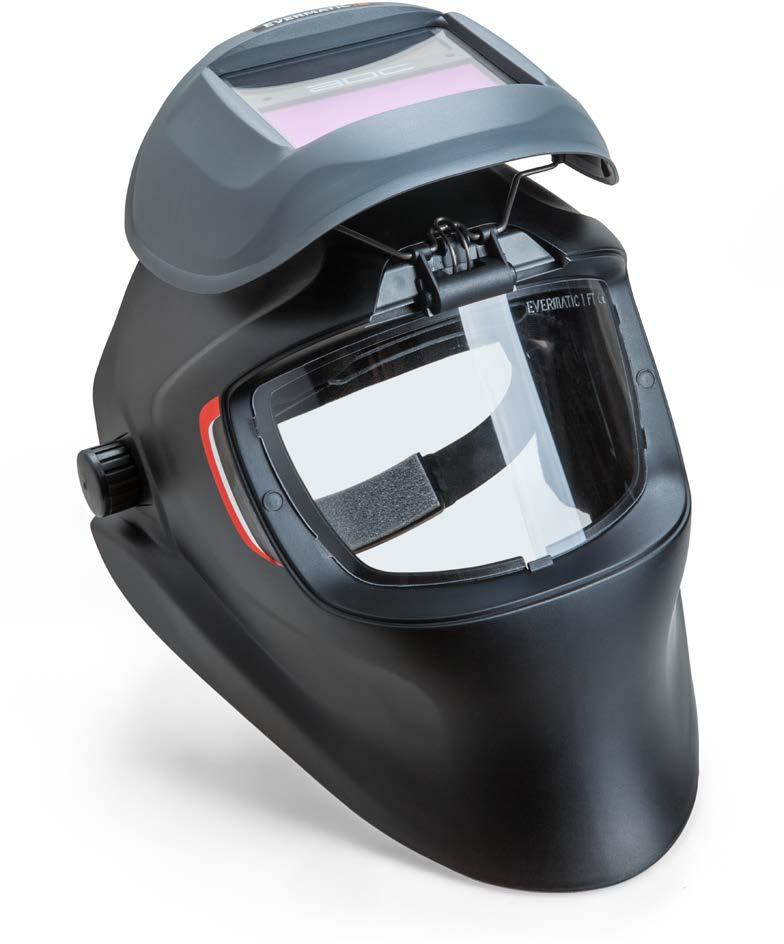 WELDING PROTECTION WELDING PROTECTION CA-29 Evolve CA-29 Evolve Represents ergonomic and lightweight flip-up combination of auto-darkening welding helmet and transparent protective visor.