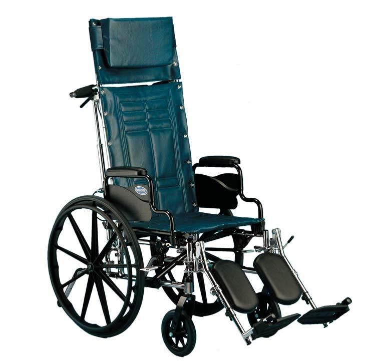 Invacare Tracer SX5 Recliner Wheelchair The Tracer SX5 Full Recliner offers a dynamic range of recline from 90 to 180 Durable, low-maintenance, triple chrome-plated, carbon steel frame Urethane rear