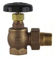SECTION 8 100-25 200 BRASS HEATING VALVES WITH HEAT RESISTANT HANDWHEEL 100-25 15 SWP - 60 psig Hot Water Rating