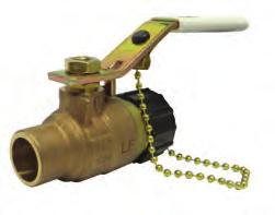 LEAD-FREE* VALVES FOR POTABLE WATER SERVICE 2-PIECE LEAD-FREE BRONZE BALL VALVES Standard Port continued 2-PIECE LEAD-FREE BRONZE BALL VALVES UP8501-16