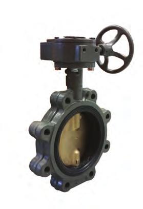 Body: Cast Iron ASTM A126 Class B Disc: AlBr (Aluminum Bronze) Stem: 416 Stainless Steel Liner: EPDM 2" thru 12" rated at 200 WOG 14" thru 48" rated at 150 WOG These valves are based on our 6000