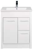 gloss lacquered cabinet, soft close doors and