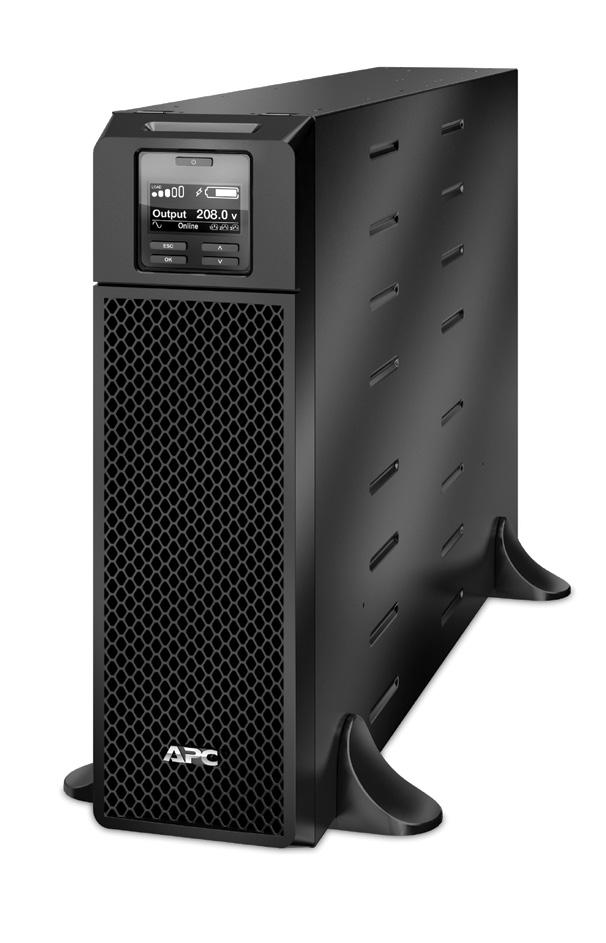 4 Smart UPS On Line Industry leading power factor maximizing UPS density Rackmount and Tower SRT 1 kva 10 kva Standard features Best in class power density More real power in watts, 0.82 to 0.