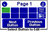 To change the buttons you need to press the Buttons Setup button from the Locomotive Setup page. The first step is to select the button to edit.
