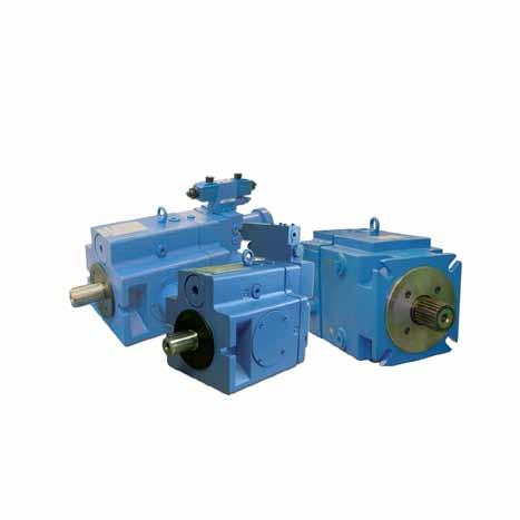 Pumps are built with a through drive, which enables multiple pump installation from a single shaft.