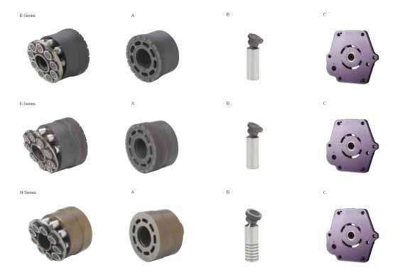 pumps and motors - Variable pumps and motors Open Circuit Piston Families Remanufacturing services are offered for open circuit PVB, PVE and PVH pumps.