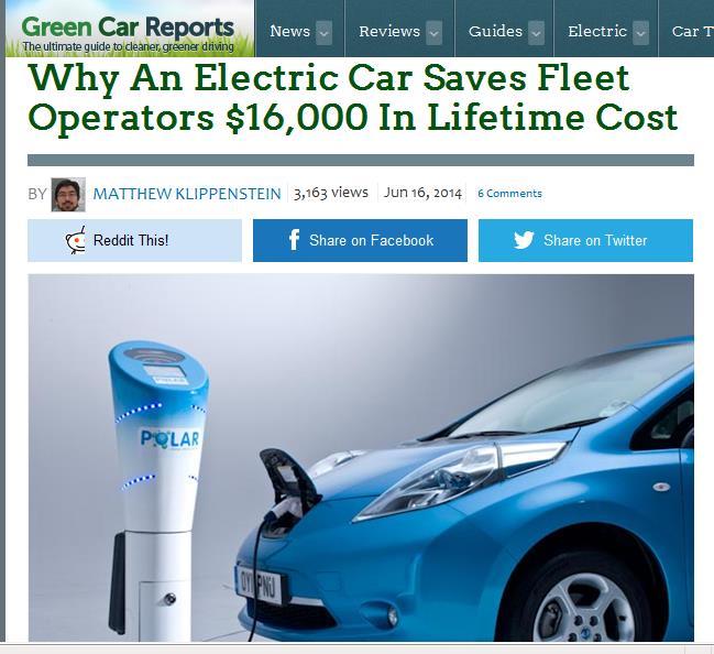 The City of Houston Saves $110,000 first year after adding Nissan LEAF to their