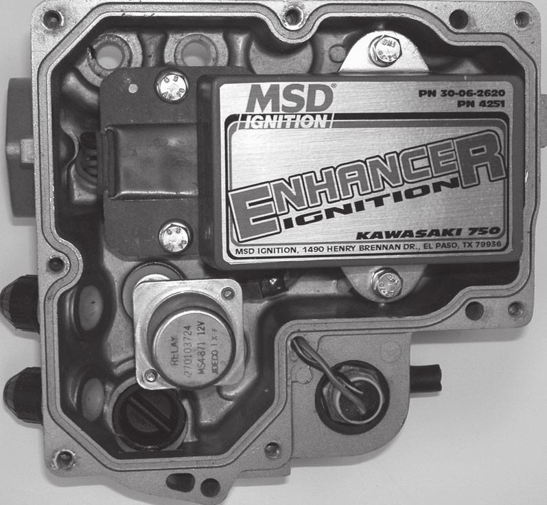 INSTALLATION INSTRUCTIONS 3 INSTALLATION OF THE MSD ENHANCER CD IGNITION 1. Mount the MSD Enhancer in the stock unit's location.