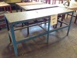 (Sale Order 41 of 71) Three Steel Work Tables
