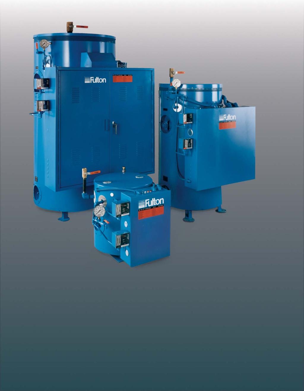 Fulton Electric Steam Boilers Are Efficient, Quiet, And Safe For Your Process Needs Fulton manufactures a complete line of electric steam boilers from 12 kw to 1000 kw (1.