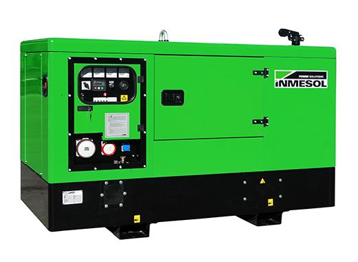Genset with manual control panel. Image for guidance purposes.