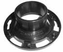 FLANGE ADJUSTABLE MALE (Flange x Spigot) WITH "SNAP-ON" RING 602276 4" x 3" 0 62852 60227 6 25 1,050 55.