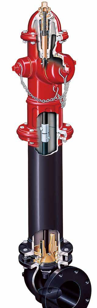 Mueller Super Centurion Fire Hydrants High flow and dependable long time performance. 1 Hold-down nut Features an integral weather seal.