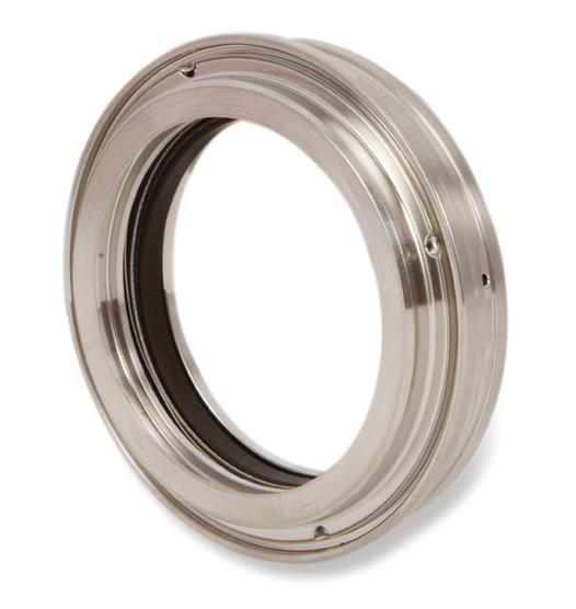 Low-hysteresis damping plates allow seals to withstand large radial movements without opening, allowing the seals to manage high temperature, high-speed environments with long life capabilities.