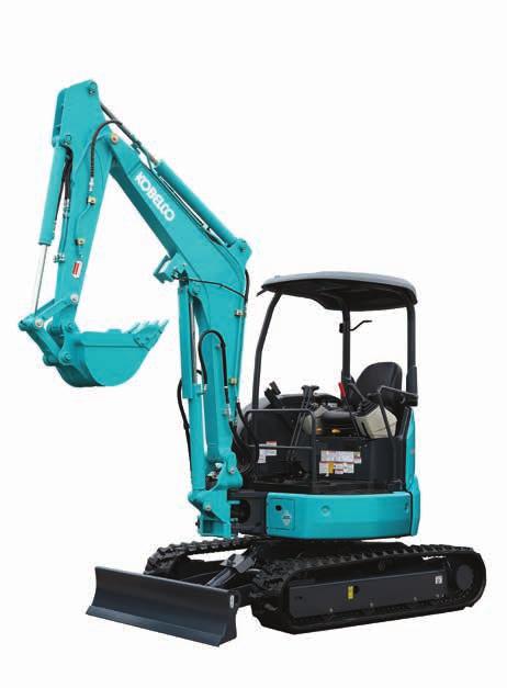 SK30SR-6 CAB AND CANOPY Cab Operating Weight 3,380kg Canopy Operating Weight 3,220kg Includes Kobelco s exclusive indr cooling system which reduces heat, noise and dust penetration.