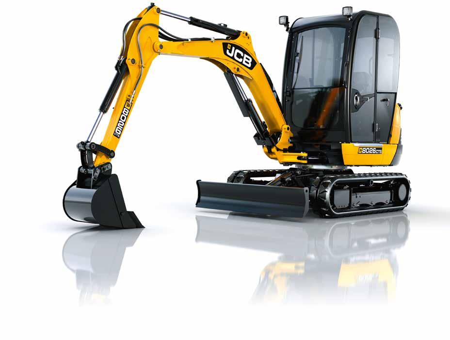 MINI BUT MIGHTY NO ONE KNOWS BETTER THAN JCB HOW TO BUILD A ROBUST EXCAVATOR.