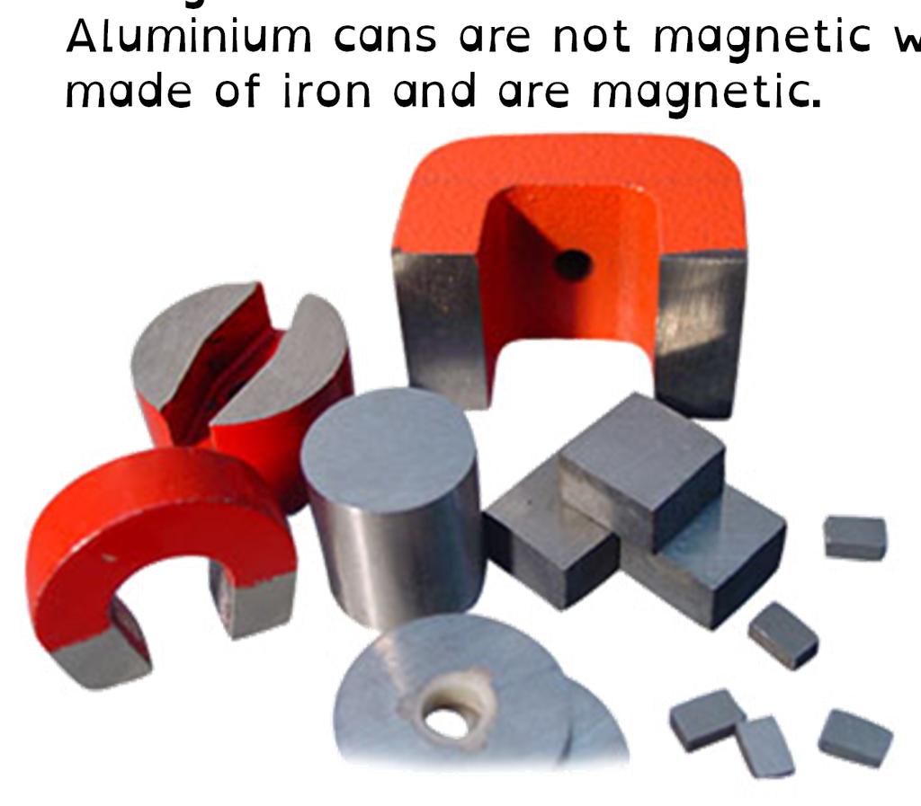 5a Magnets attract some metals but not others Only iron, cobalt and nickel and some iron alloys like steel are able to act as magnets.