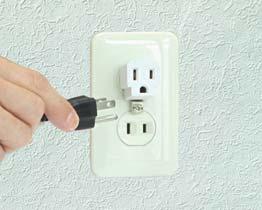 Make sure that the product is connected to an outlet having the same configuration as the plug. No adapter should be used with this product.
