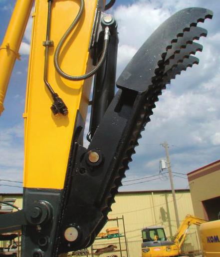Stick Mounted Multi-Tine Thumb - 120 Standard Rotation - Standard Designs For Quick Delivery - Easy Installation - Easy Conversion from Mechanical to Hydraulic - Not recommended for machines with