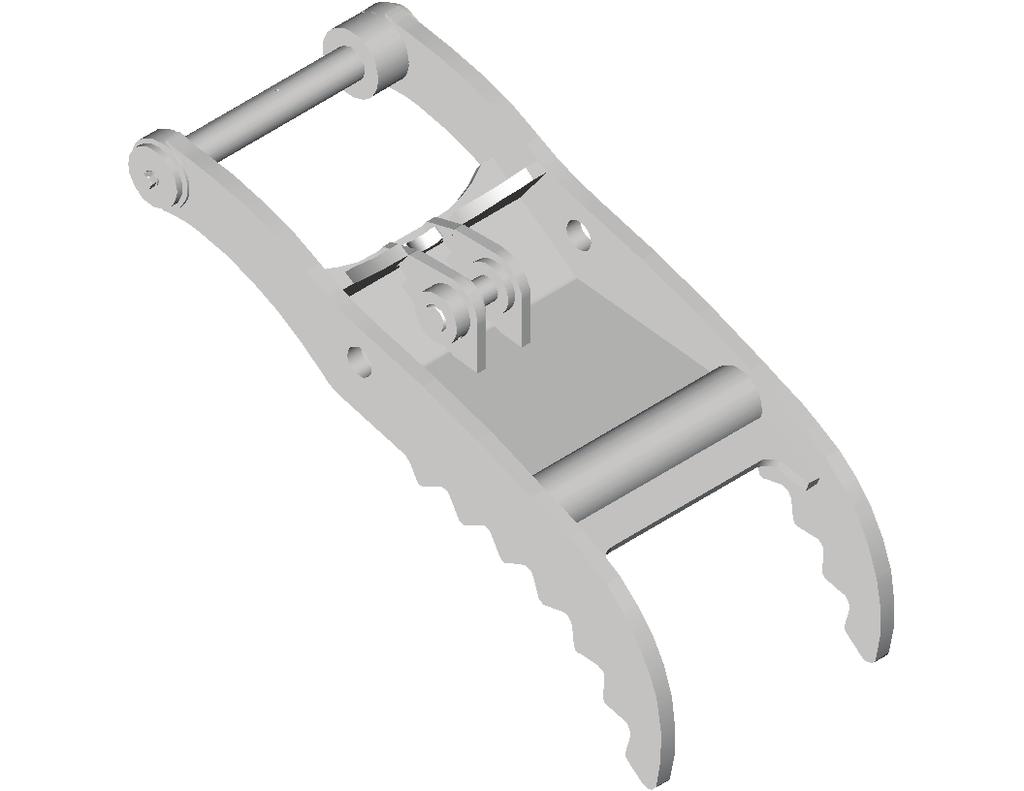 Mini Multi-Tined Thumb - 120 Standard Rotation - Customized to Every Set Up - Additional Tine Options Available - Informational Form Must be Completed When Thumb is Working with any Non Werk-Brau
