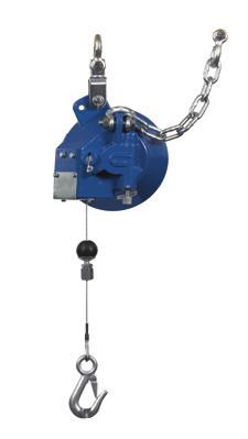 Balancers EA Series Heavy Industrial Duty Equipped with Vertical Worm Gear Tension Adjustment which provides easy and precise power spring tension control.