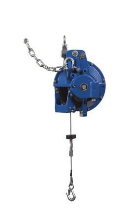 Balancers LA Series Heavy Industrial Duty LA balancers, equipped with three power springs, have been designed for the heavy weight industrial tools weighing up to 370 lb [168 kg], working into Heavy