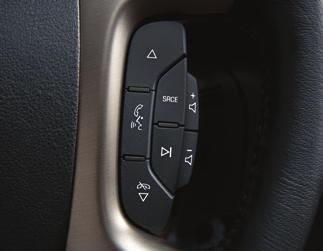 Audio Steering Wheel Controls Volume Pull up the + or button to adjust the volume. SRCE Source Press to select an audio source.