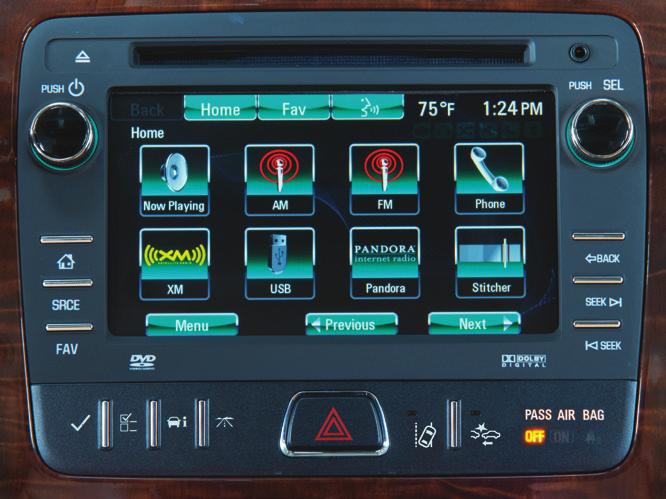 Infotainment System Refer to your Owner Manual for important safety information about using the infotainment system while driving.