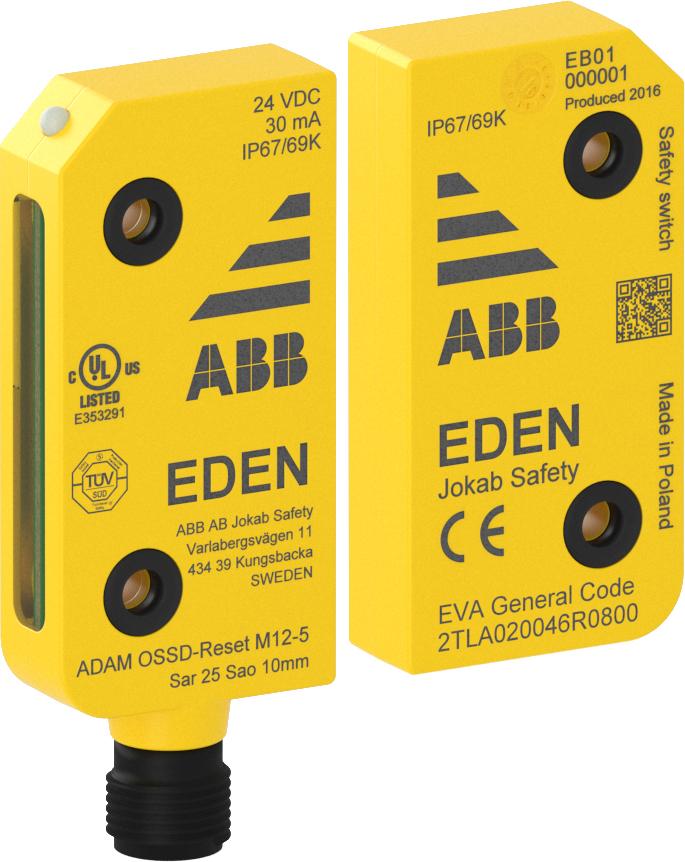 Original instructions Eden OSSD Coded non-contact safety sensor ABB Jokab