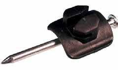 wire Suitable for wire Easily fitted with a hammer With staple For Wire Insulator for