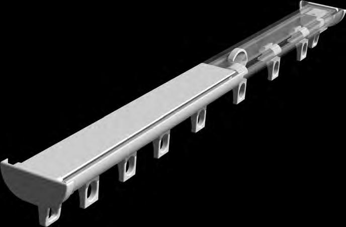 ds - design SySTEM PROFILE Weight: 170 grams per metre. Aluminium extrusion 6063 T5 dimensions: 11mm x 24mm PROdUCT INFORMATION Elegant hand drawn system for all types of medium weight systems.