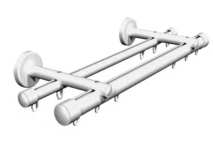 CRS CHANNEL ROd SySTEM PROFILE Weight 20 mm: 320 grammes per metre Weight 28 mm: 460 grammes per metre Aluminium extrusion 6063 T5 dimensions: 20 mm and 28 mm PROdUCT INFORMATION Elegant and