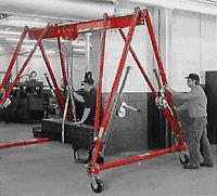 UC Santa Barbara Crane Safety Program Gantry Crane Type of crane which lift objects by a hoist which is fitted in a trolley and can move
