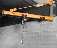 Floor Mounted Jib Crane / Boom Crane Jib Cranes consist of a horizontal load supporting boom, which is attached to a pivoting vertical