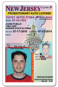 Digital Driver License Under 21=vertical Over 21=horizontal Receiving an illegal license: $200-$500