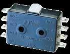 Sensors and switches Mechanical switch (SPDT) Low cost single-pole double-throw mechanical switches with silver contacts are recommended for high power 125 V applications.
