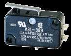 Mechanical switch (DPDT) 14 switch Operating life 4.5 amp @ 125/250 V, 24-125 VD 250,000 (V), 100,000 (VD) cycles Not recommended for electrical circuits operating at less than 20 m @ 24 VD.