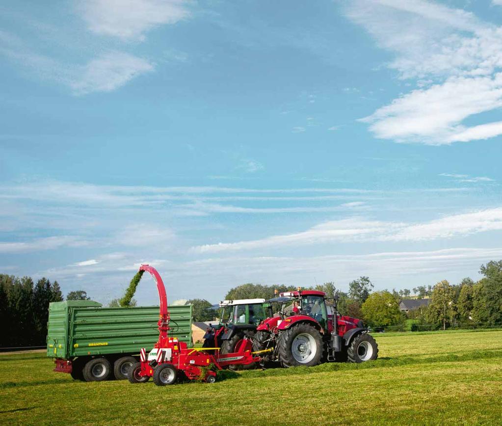 MEX 5 and MEX 6 top performance grass harvesting High loading speeds require a reliable and powerful pick-up.