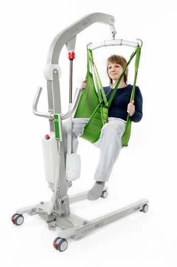 Viking XS is a stable and reliable mobile lift suitable for most common lifting situations, for instance to and from the toilet, between the bed and a wheelchair and for lifting to and from the floor.