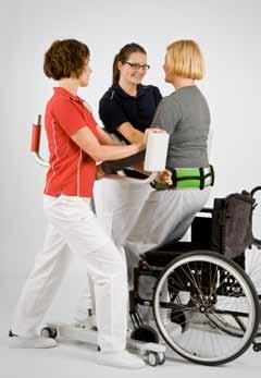RollOn can also be a good alternative to a wheelchair in different care situations when balance isn t what it should be, for instance, when the patient has to move the first time after an operation