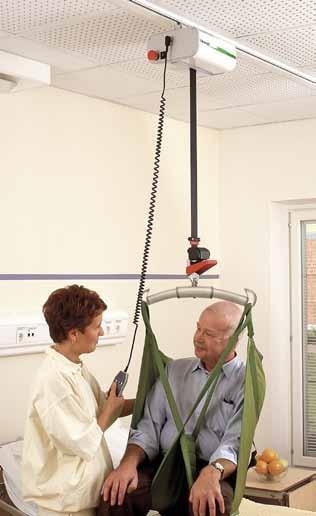 O V E R H E A D L I F T S Y S T E M S Overhead Lift Systems Always at hand, without taking valuable floor space An overhead lift system makes it possible to lift and transfer the patient with as