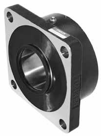 Seal AND COVER OPTIONS Secondary Seals Steel Auxiliary Covers Steel auxiliary covers bolt directly onto spherical roller bearing solid-block housed units.