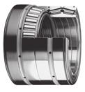 ll four-row bearings are supplied as pre-set matched assemblies, with all components numbered to ensure correct installation sequence.