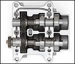 To smooth the inherent vibrations in a big four, the QR-series use a patented twin balance shaft system.